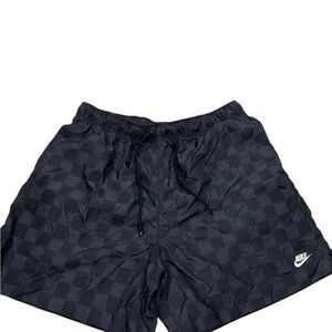 Nike Men's Black Patterned Athletic Shorts